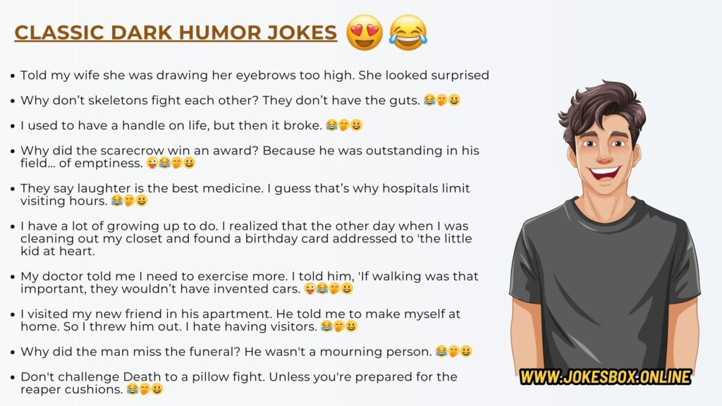 Best Dark Humor Jokes and Memes