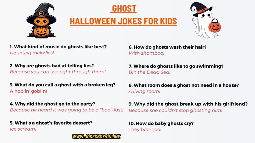 Halloween Ghost Jokes for Kids