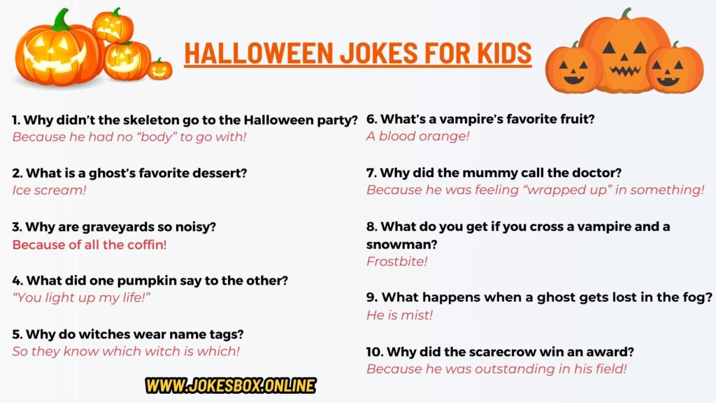 Halloween Jokes for Kids