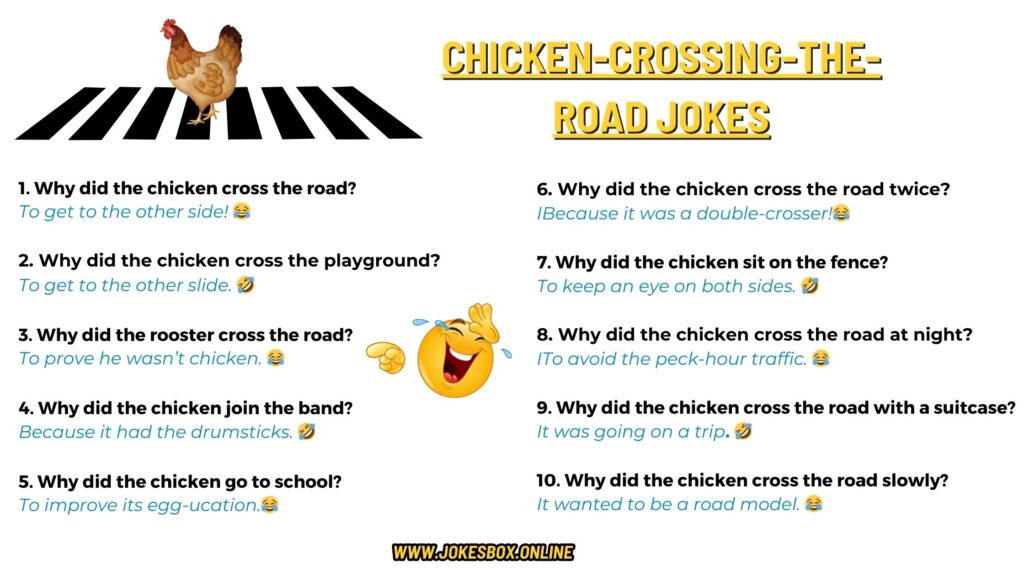 chicken crossing road jokes