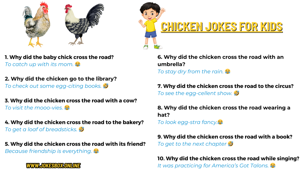 chicken jokes for kids